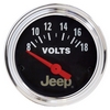 2-1/16" VOLTMETER, 8-18V, JEEP